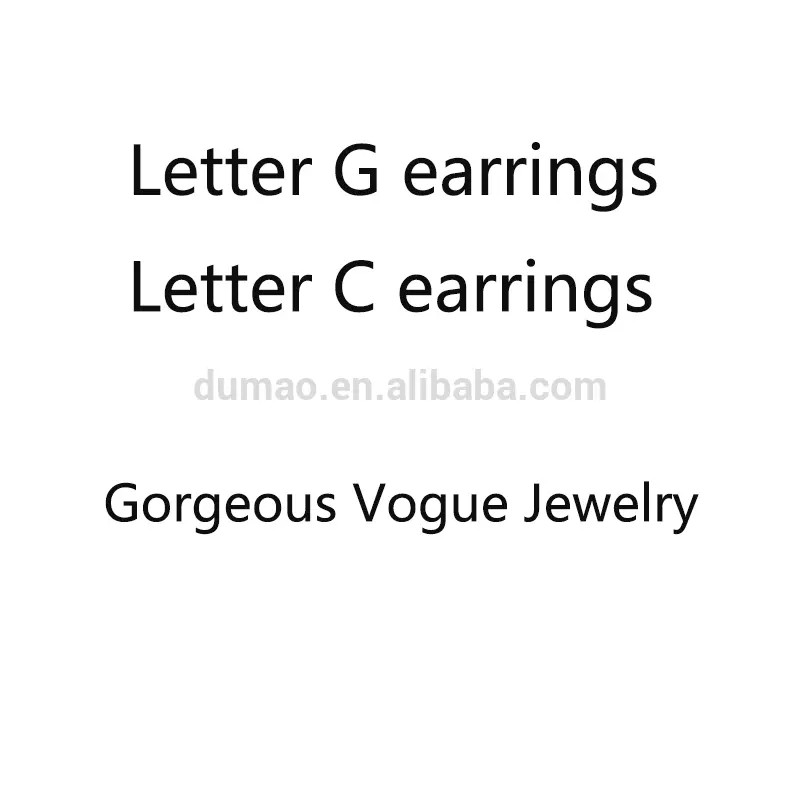 Великолепные модные ювелирные изделия с золотым покрытием, элегантные жемчужные серьги с буквами GG
