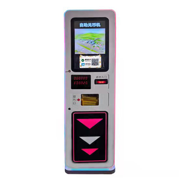 High Quality Automic Vending automatic Coin Exchange Machine With Card Reader Automic Money Changer