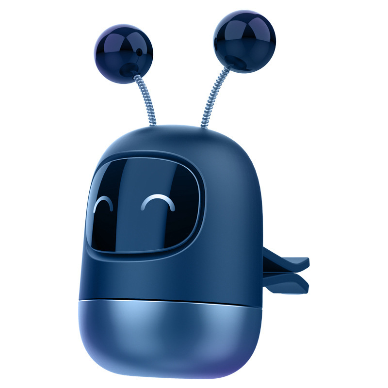 Robot car air outlet aromatherapy new cartoon air outlet car perfume sents mini car accessories air freshener vent clip