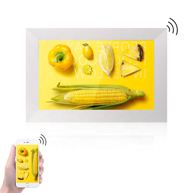 2020 новый стиль Usingwin 10,1 ''bf photo hd wifi цифровая фоторамка настольного типа с сенсорным экраном для удобства эксплуатации USW101