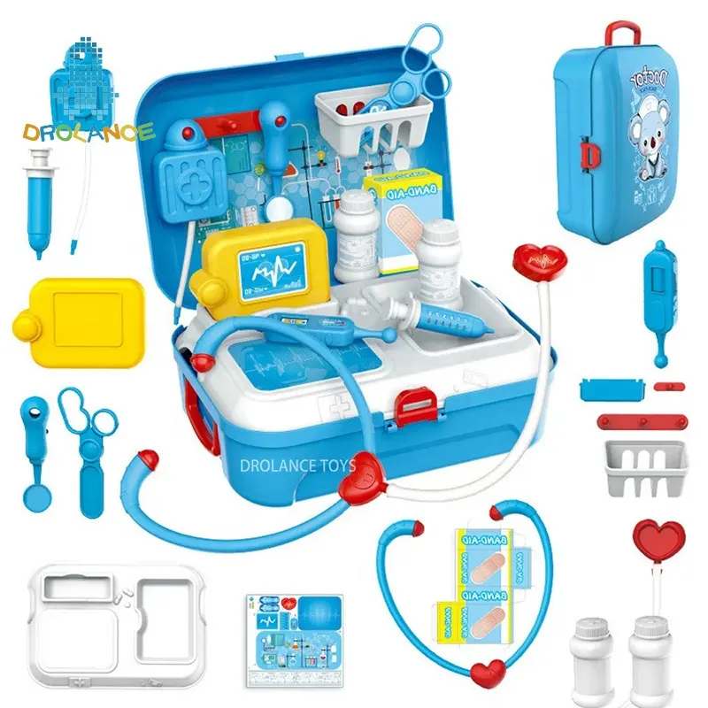 2022 Jouet Educational Most Popular DIY Pretend Play Operating Table Doctor Toys Set Kit For Kids