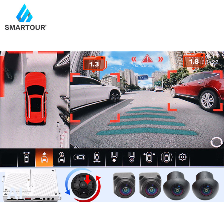 Автомобильная камера Smartour 4K AHD 1080P с видом на птицу, 4 стороны, 3D, 360 градусов