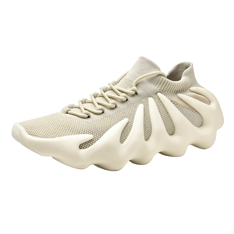 Hot Sale Men Breathable Fly Knit Run Sports Shoes Air Cushion Running Shoes