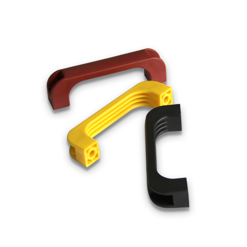 Plastic ABS black multi-color U-shaped hole spacing 120 mechanical chassis doors and Windows fixed handle