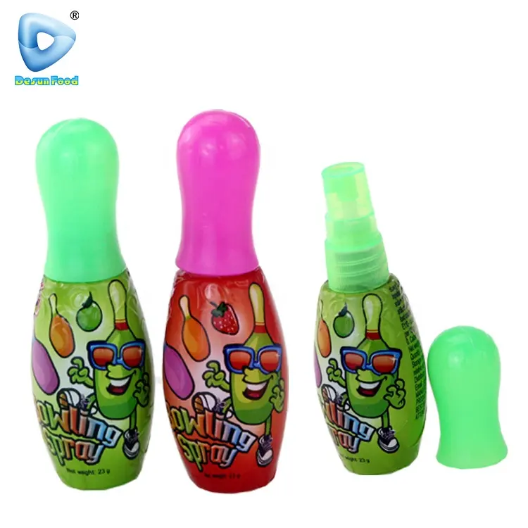 China Wholesale Bowling Shape Spray Liquid Candy Factory