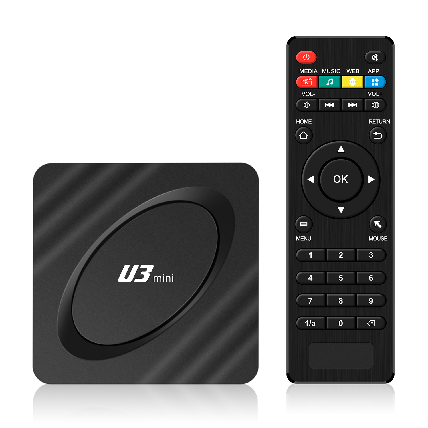 China OEM ODM Factory quad core Android9.1 OS Smart tv box Support Youtube Netflix iptv android tv box
