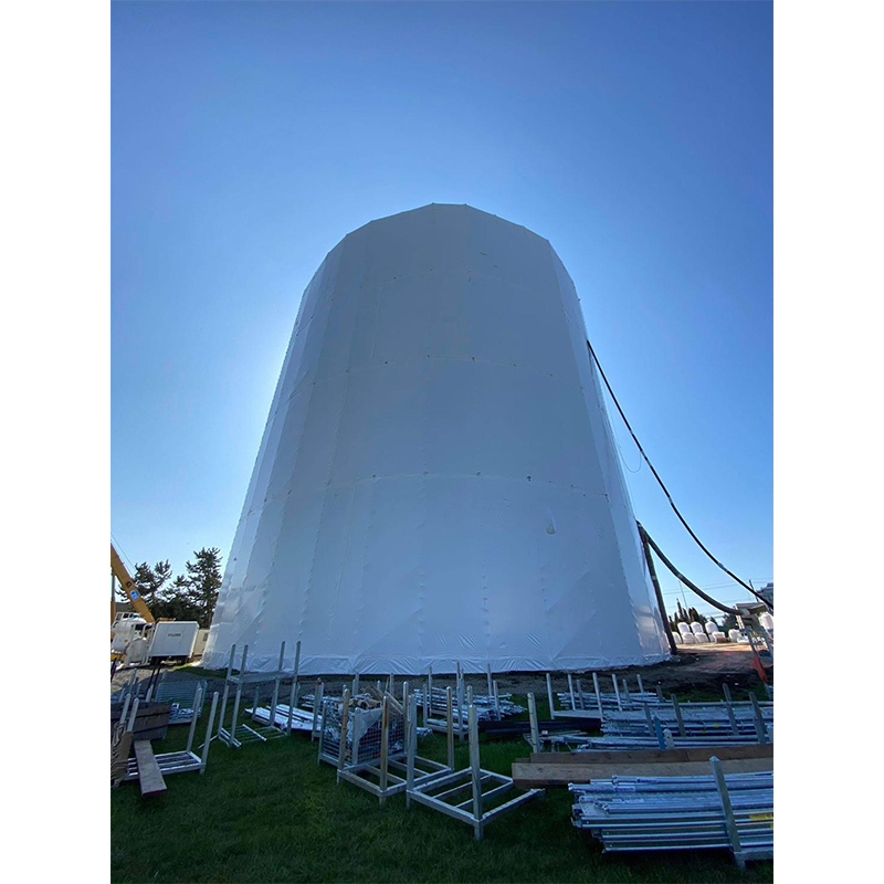 15m width Building and scaffolding shrink wrap & temporary walls