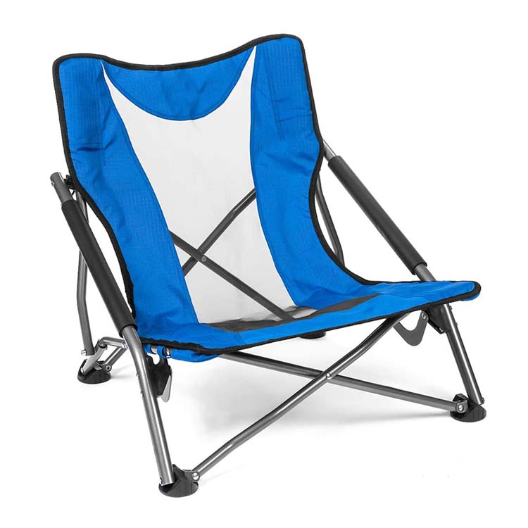 Elec Portable Whloesale Folding Mountain Compact Outdoor Low Beach Chair Foldable with Carry Case