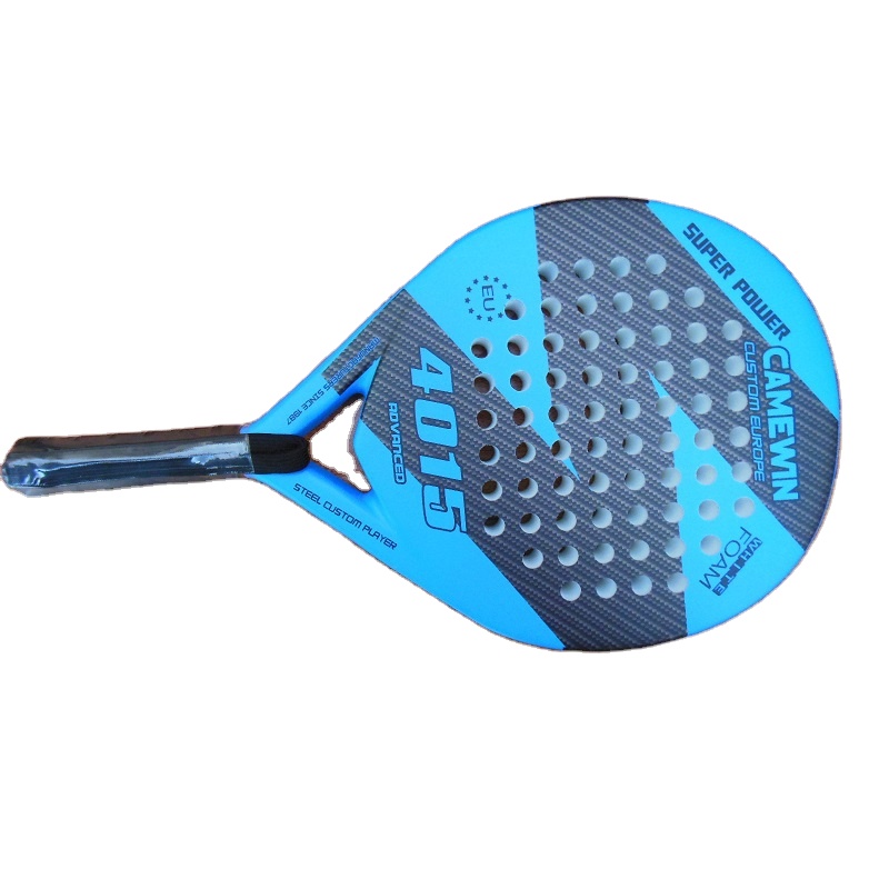 Customize Design Your Own Full Fiber Glass Paddle Racket Glass Fiber Beach Tennis Racket Factory