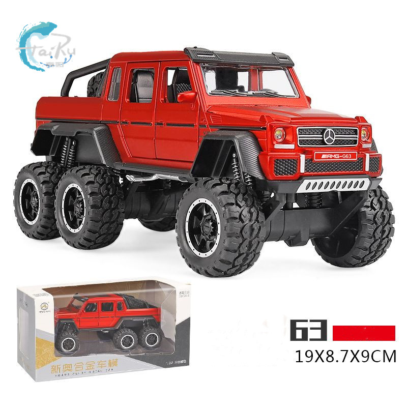 Металлическая Модель автомобиля Mercedes-Benz G63 6x6