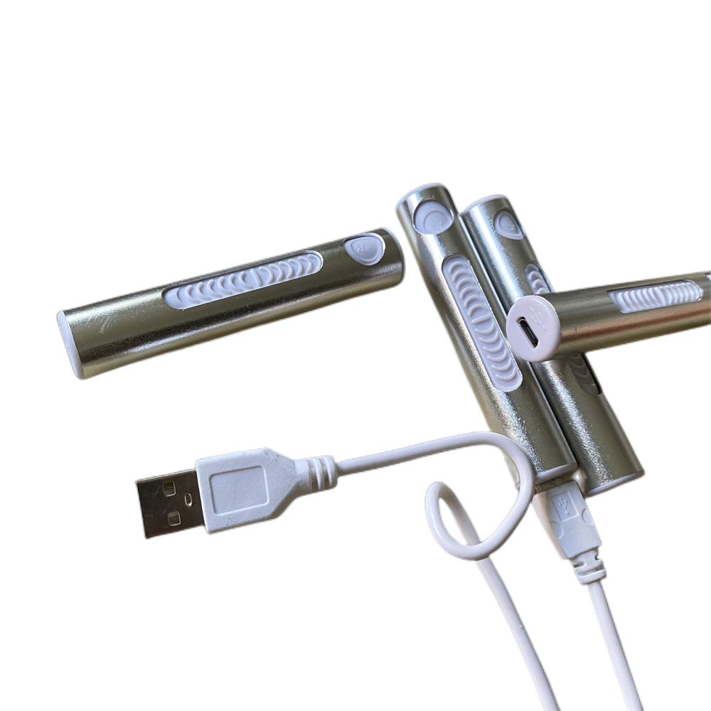 Мини цилиндрическая USB-зажигалка, ветрозащитная перезаряжаемая зажигалка с индикатором заряда батареи