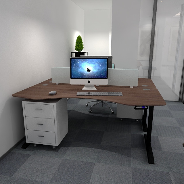 Most Popular Black Electric Office   Living Room Working Sitting To Standing Computer Desk
