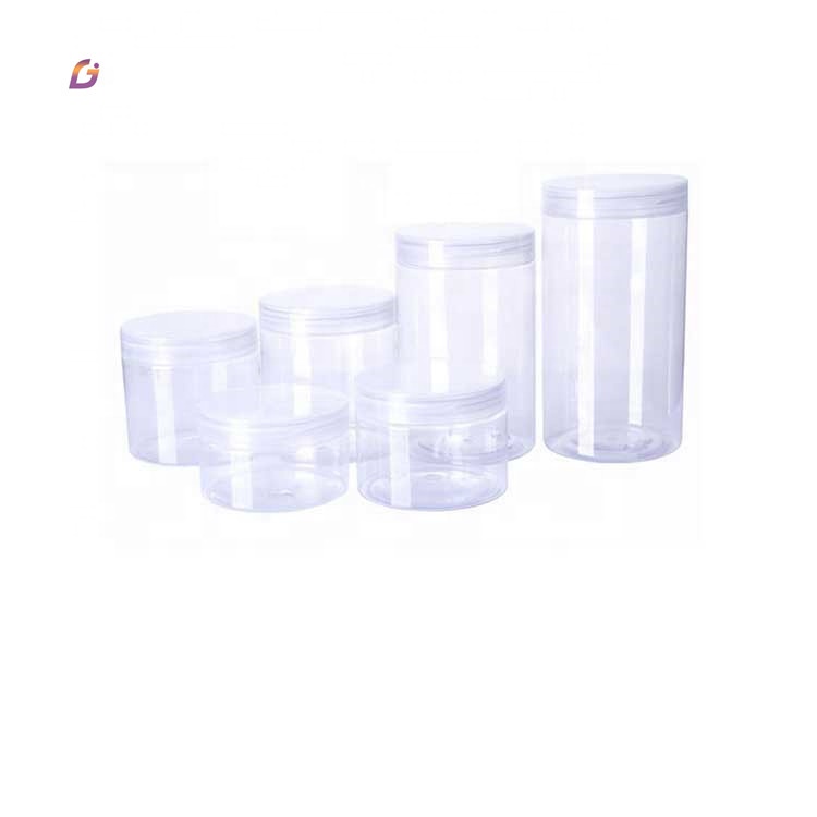 W001 пластиковые пищевые широкий диаметр отверстия pet jar 100 мл 200 мл 300 мл 500 мл