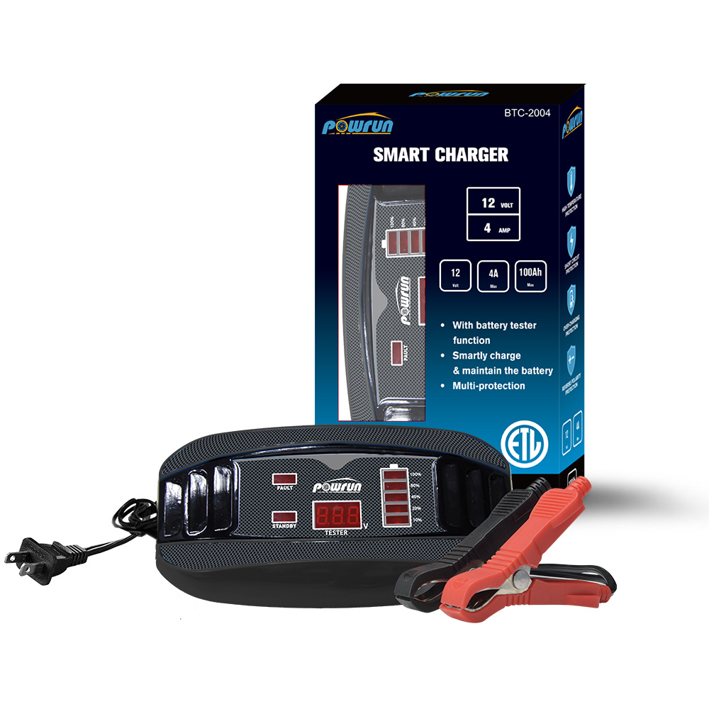 High Power Automatic 12v 4A lead acid Motorbike Car Battery Charger