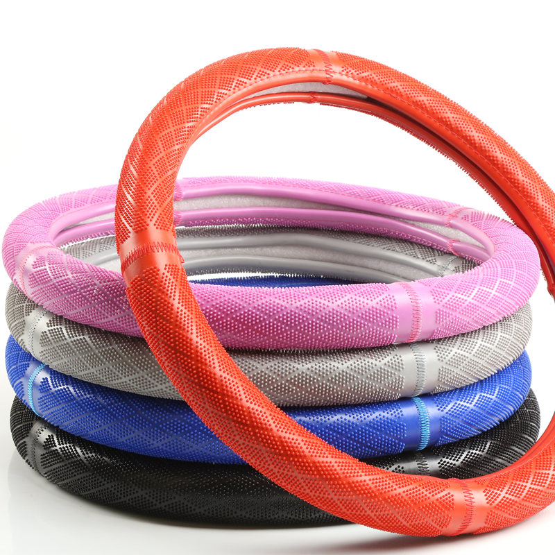 custom luxury wear-resisting non-slip Super fiber 36-40cm Colorful Universal Car Accessories Steering Wheel Covers