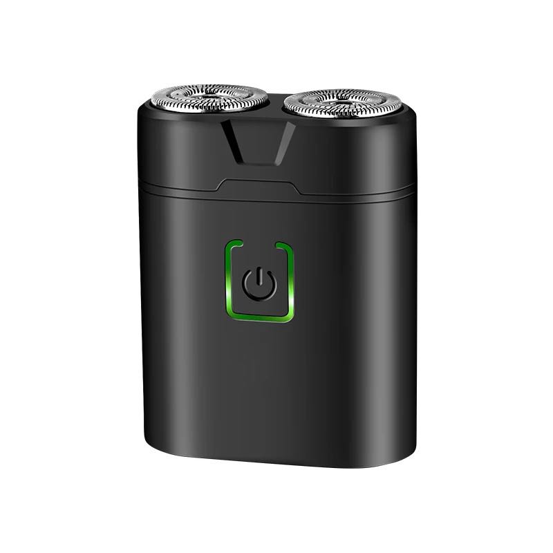 Аккумуляторная бритва kemei KM-w301 для мужчин с ЖК-экраном, 2 лезвия, Вращающаяся бритва для бороды