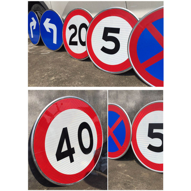Traffic Sign Making Machine Work Construction Printing Boards Road Signs
