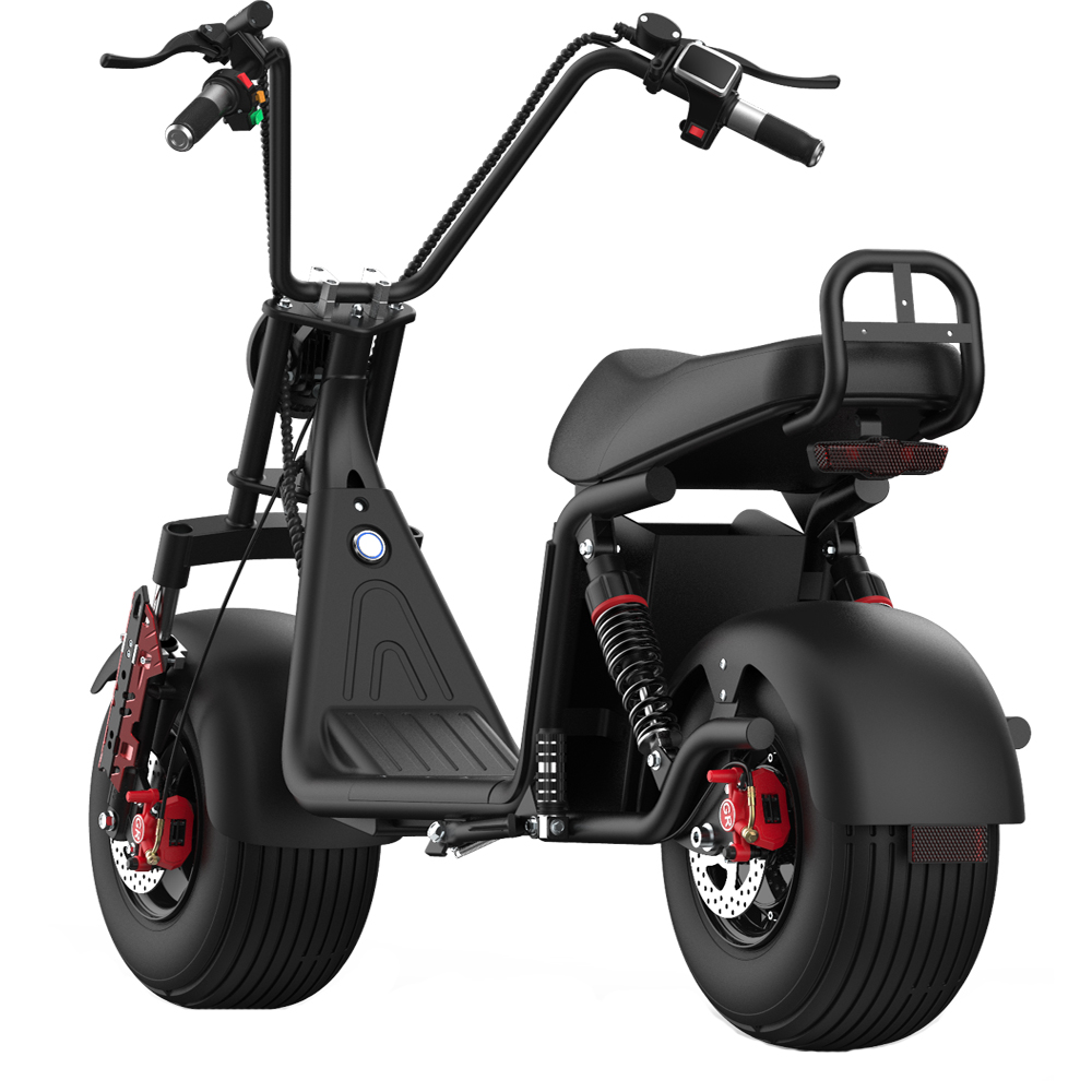 OEM ODM логотип завод осмотр видео Электрический мотоцикл 60V 1000W 12A батарея съемный Citycoco 2 колесный Электрический скутер