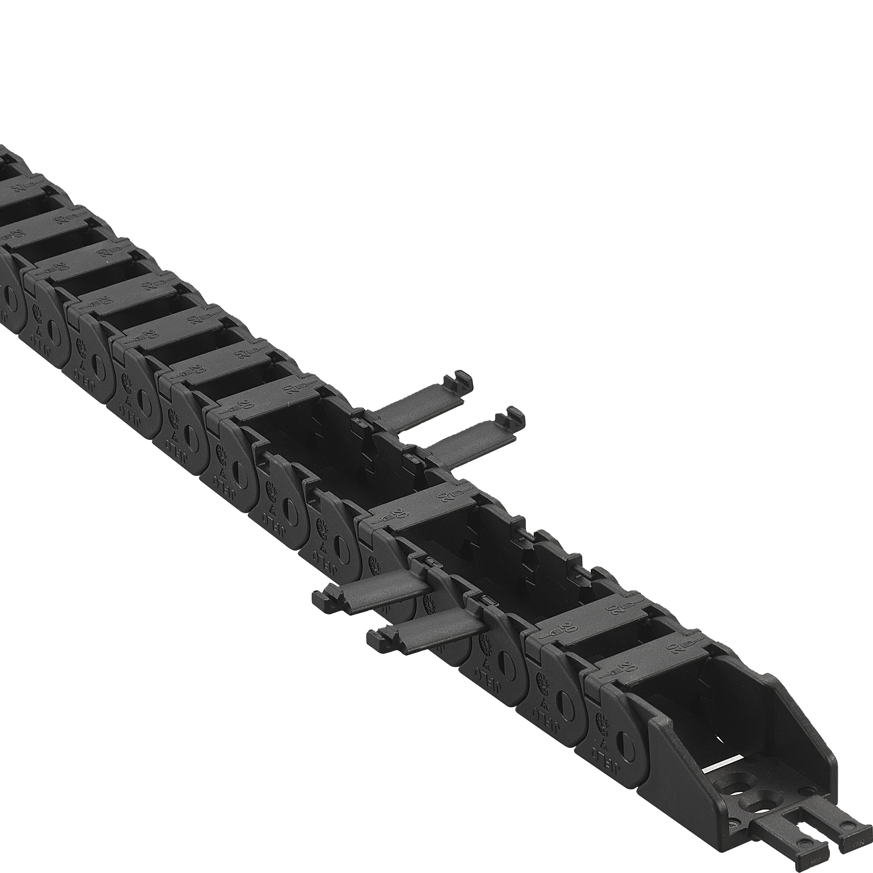 JFLO 15*20 полузакрытая пластиковая кабельная цепь с ЧПУ, Тяговая цепь 15 мм кабельная носитель для лазерной машины, для аппарата для растягивания
