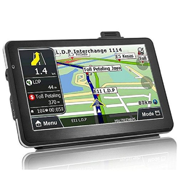 Последние 2022 карта 7 дюймов HD дисплей/грузовик/GPS навигатор 8 Гб 256 Мб GPS Автомобильная спутниковая голосовая навигация Пожизненное бесплатное обновление карт