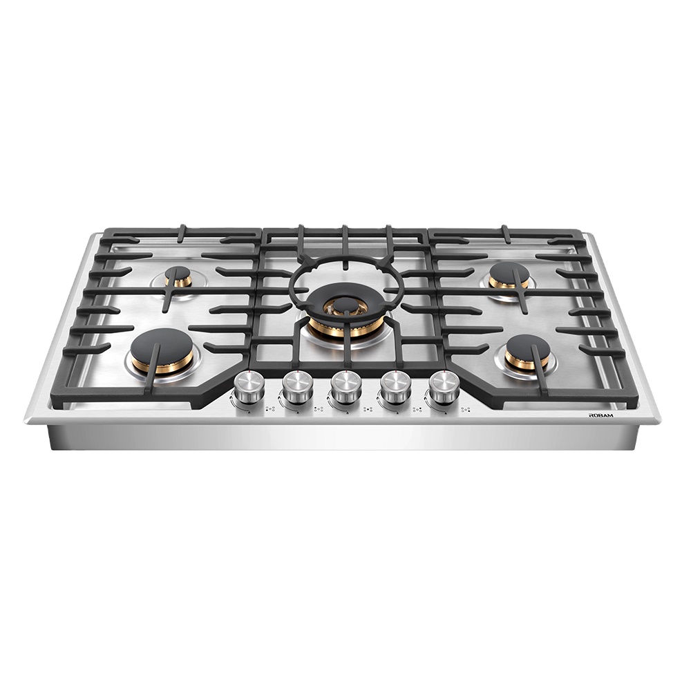 Газовая плита Robam Defendi Series G513 30 из нержавеющей стали, макс. 200 000 бту, верхняя воздухозаборная конструкция firepower