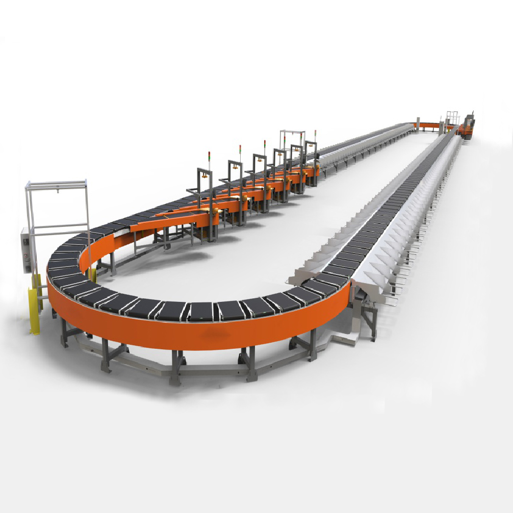 SNBC BCB-226L компактный дизайн узкими ремешками крест-накрест сортировщик ленточный конвейер поставщиков посылку сортировочная машина для курьера