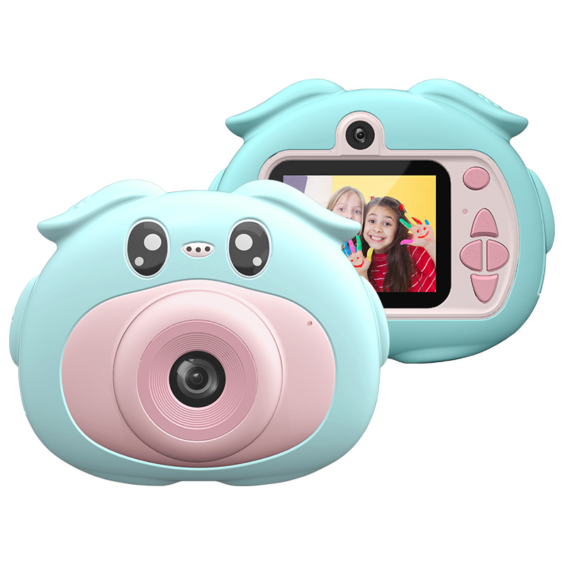 Kids Digital Camera Dual lens Piggy appearance baby camera children mini kids camera