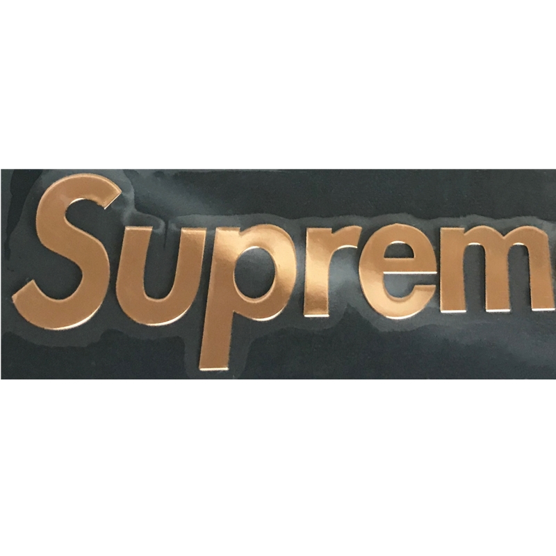 Custom metal mark sticker for trademark of leather bag