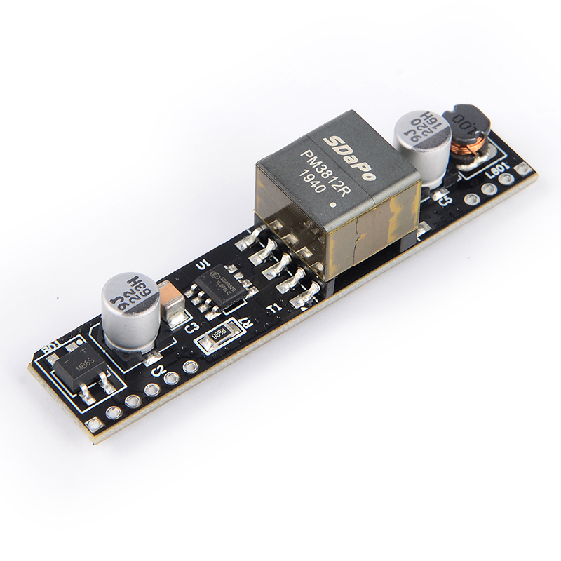 SDAPO PM1201 IEEE802.3af стандарта 12V 1A объединения модулей POE печатной платы ModeA или ModeB суммарная мощность 13 Вт объединения модулей poe
