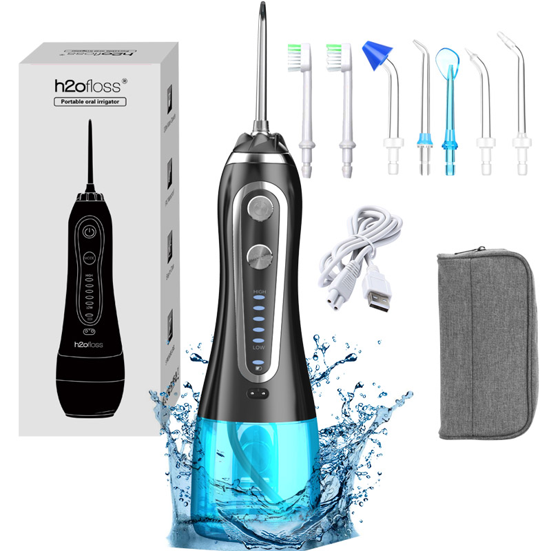 Новый ирригатор для полости рта H20floss 300 мл, струйная зубная нить, электрическая струйная зубная нить, не Электронная зубная щетка