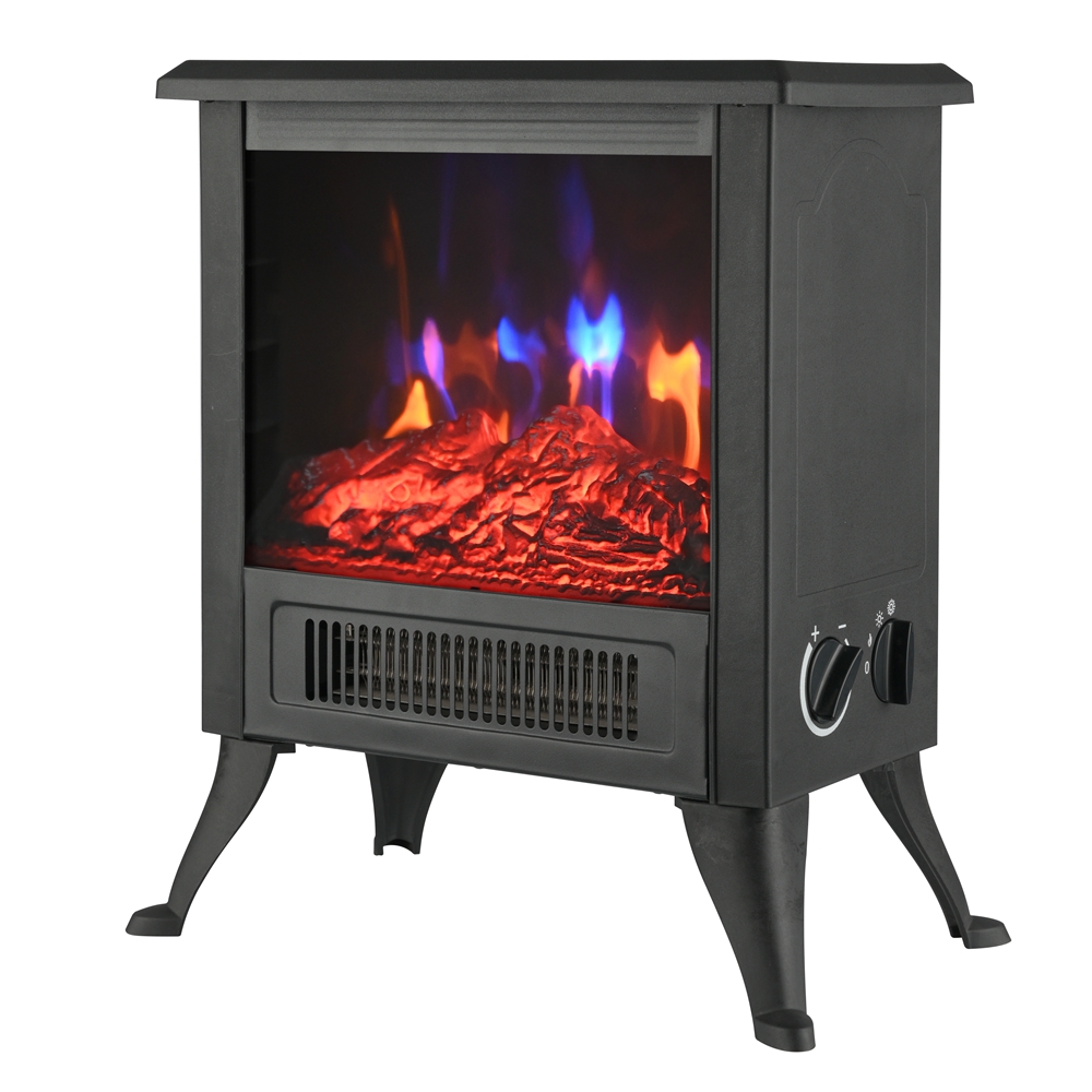 KONWIN Portable Electric Fireplace Stove Heater Freestanding Indoor Heaters Flame Modern Electric Room Heater