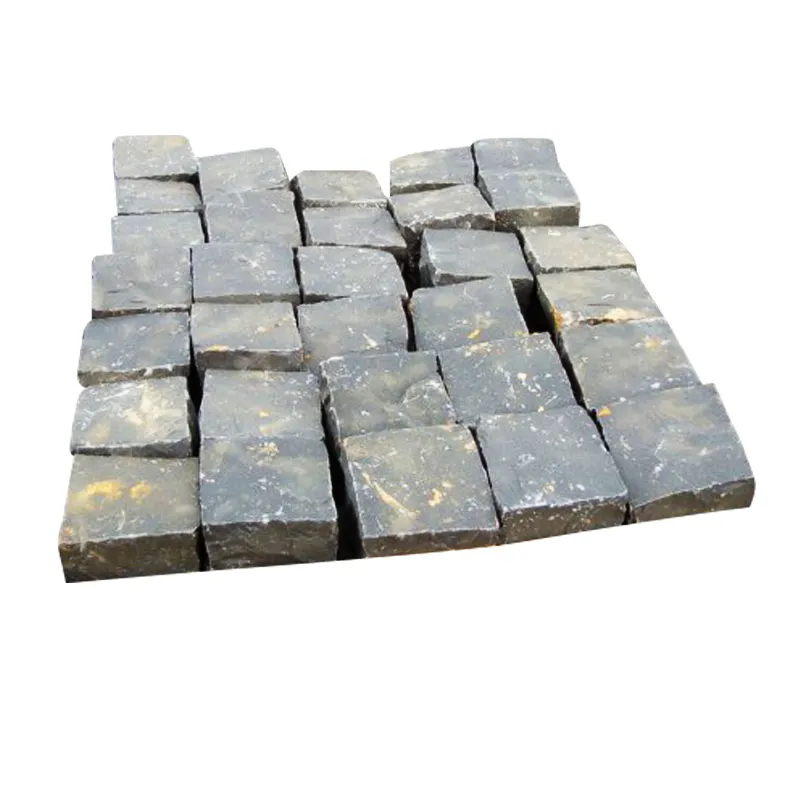Zhangpu Black Basalt Stone Prices Natural Cobble Stone Paving Stone For Driveway