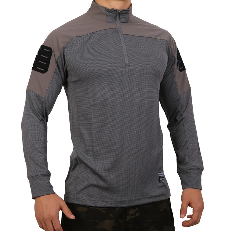 Emersongear спортивные футболки, Военная Тактическая тренировочная рубашка, Спортивная Мужская футболка с длинным рукавом на заказ, быстросохнущая