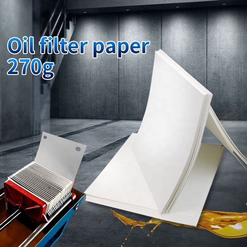 Industry Wood pulp or cotton pulp oil filter paper 270gsm or 370gsm
