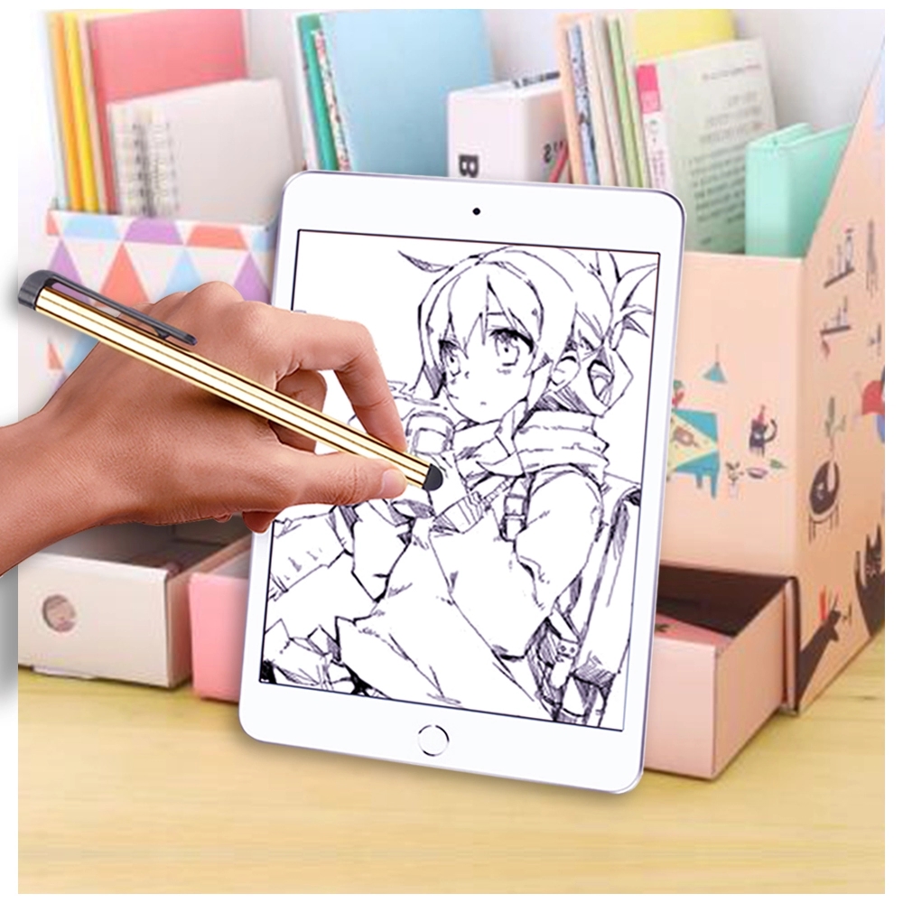 10 шт./лот емкостный сенсорный экран стилусы ручка для IPhone IPad IPod Touch костюм для других смартфонов планшеты Металл стилусы карандаш