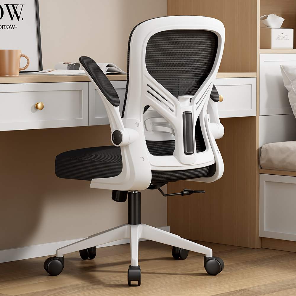Hot Selling Anji Cheap Silla De Oficina Mid Back Office Chair Pc Executive Modern Commercial Staff Mesh Office Chair