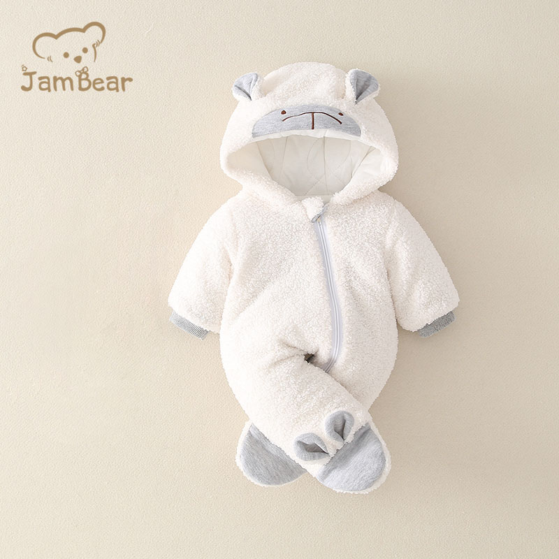JamBear/одежда для малышей; Новинка; Детские комбинезоны с милыми животными; Детские комбинезоны; Настраиваемый цвет; Зимняя одежда для младенцев