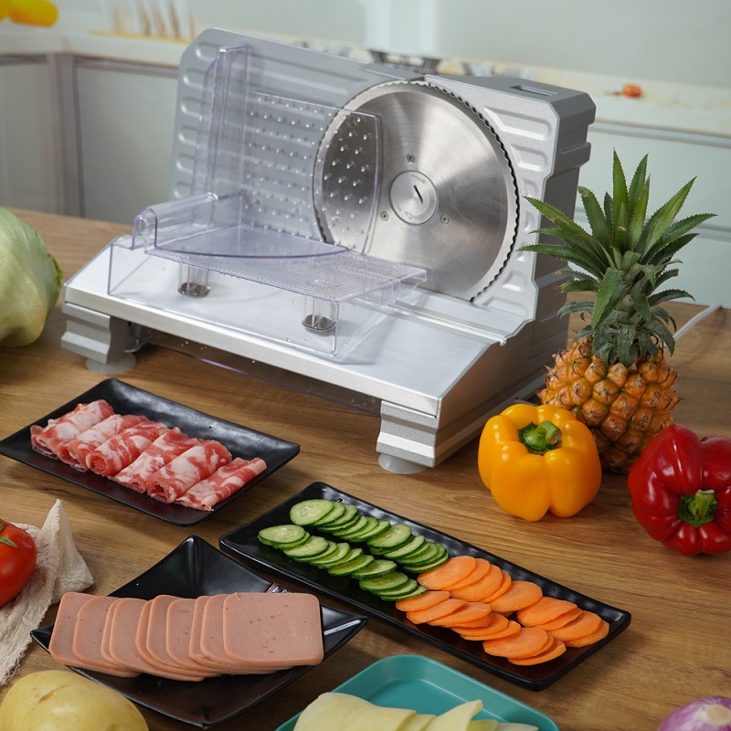 Multi-Purpose Frozen Meat Slicing Machine Cheese Ham Sausage Bacon Beef Mutton Roll Slicing Cutter Machine