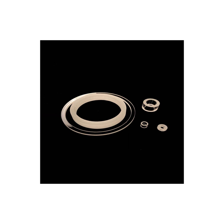 Factory Price Newest Tube Glass Flanges Transparent Quartz Crucible With Flange