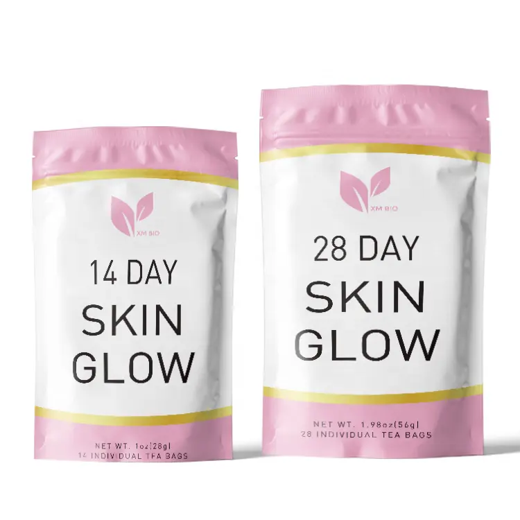 Herbal detox glow tea whitening skin tea for women antiaging