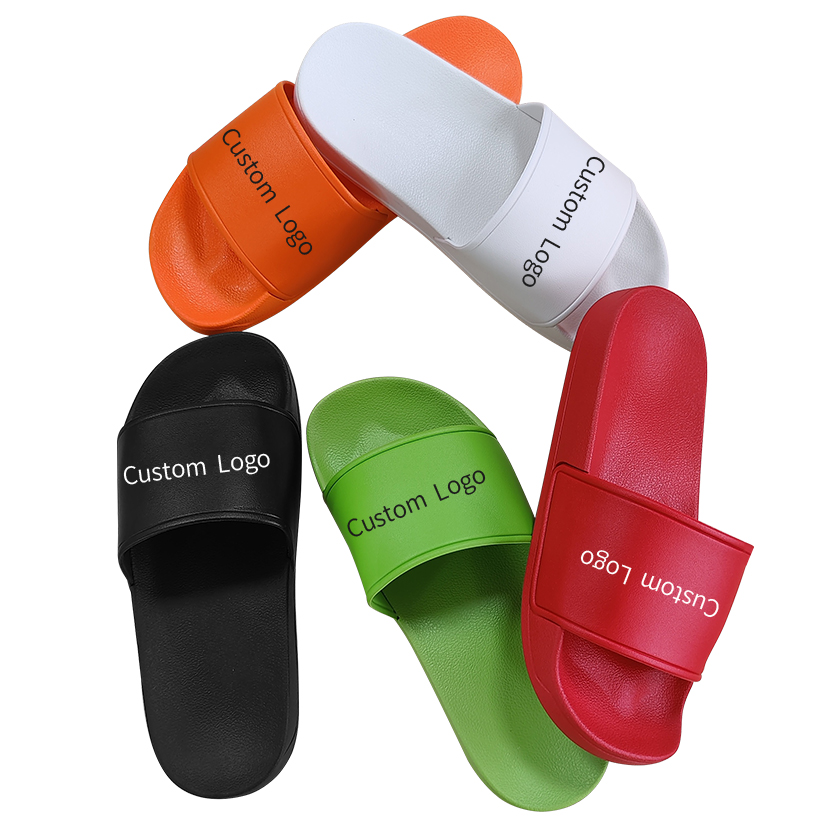 Cheap Wholesale Outdoor Customized Fashion Simple Flat Beach Thong Slipper PVC Girls Wedding Flip Flops