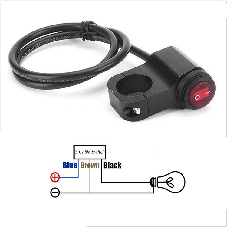 New And High Quality Aluminum Alloy Waterproof Motorcycle Handlebar Switch