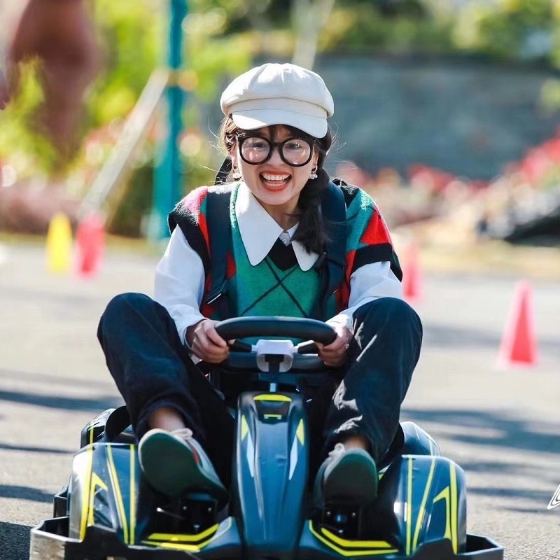 2021 Новое поступление Китай двойной трон корпус HDPE Высокое качество 36v 300w 16ah go karts часть педаль go kart