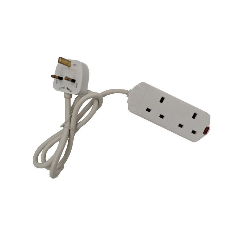 2 Ways UK socket Power Strip