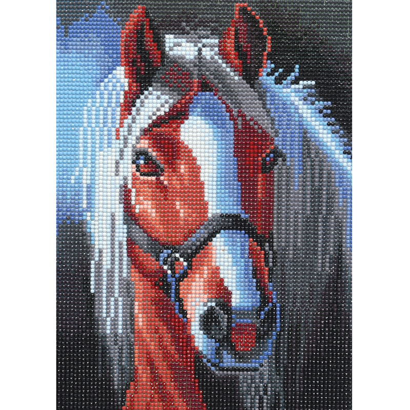 VANCY искусство полная выкладка Diamond_Painting по номерам высокое качество белый лошадь "сделай сам" 5D алмазов картина наборы для взрослых