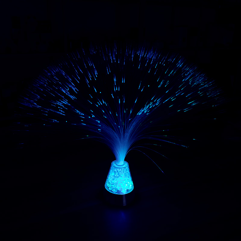sensory light up fiber optic lamp night light mood light novelty lamp holiday gift for kids women USB/Battery powered