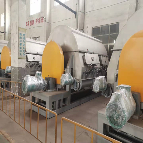 Rotating continuous Drum drying equipment with internal heating conducting style