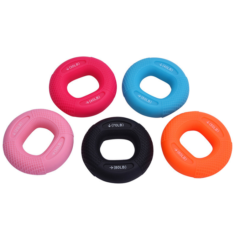 Rubberizes Silicone hand gripper adjustable strengthener hand grip for finger exercise