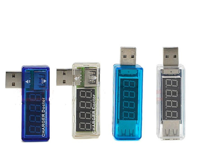 Цифровой USB-тестер напряжения, измеритель напряжения и силы тока для мобильных устройств, с зарядным устройством Mini USB, доктор, вольтметр, амперметр