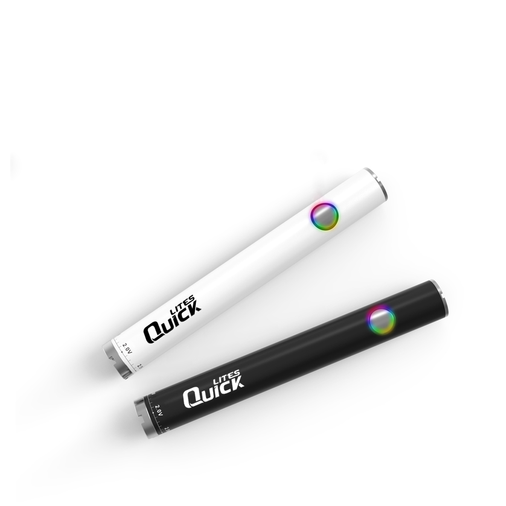 QuickLites 400mAh CBD аккумуляторная батарея предварительного нагрева с поворотным напряжением